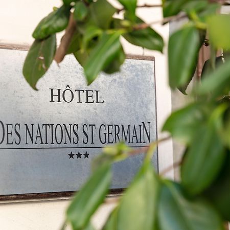 Hotel Des Nations Saint Germain Париж Екстер'єр фото